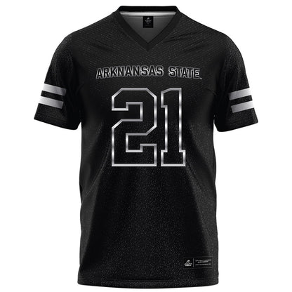 Arkansas State - NCAA Football : Deshaun Fedd - Melange Black Football Jersey-0