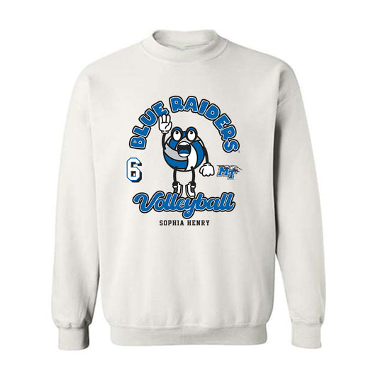 MTSU - NCAA Women's Volleyball : Sophia Henry - Fashion Shersey Crewneck Sweatshirt-0
