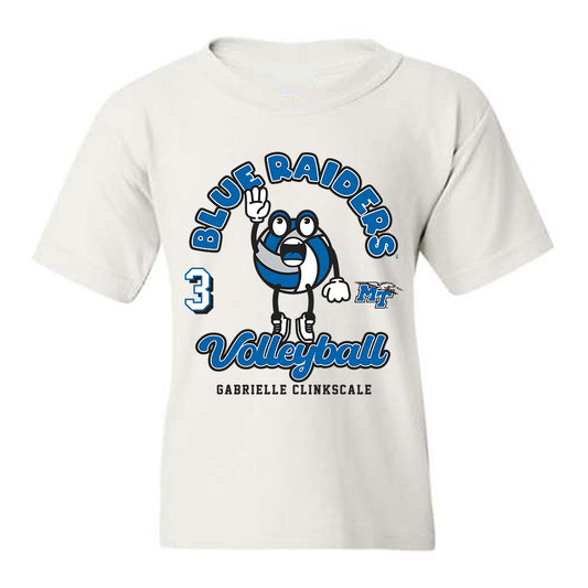 MTSU - NCAA Women's Volleyball : Gabrielle Clinkscale - Fashion Shersey Youth T-Shirt-0
