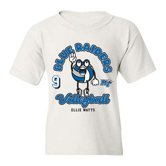 MTSU - NCAA Women's Volleyball : Ellie Watts - Fashion Shersey Youth T-Shirt-0