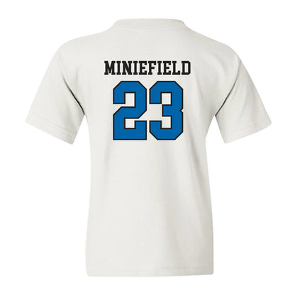 MTSU - NCAA Football : KJ Miniefield - Classic Shersey Youth T-Shirt-1