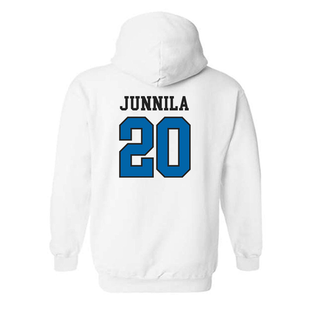 MTSU - NCAA Baseball : Jaxon Junnila - Classic Shersey Hooded Sweatshirt-1