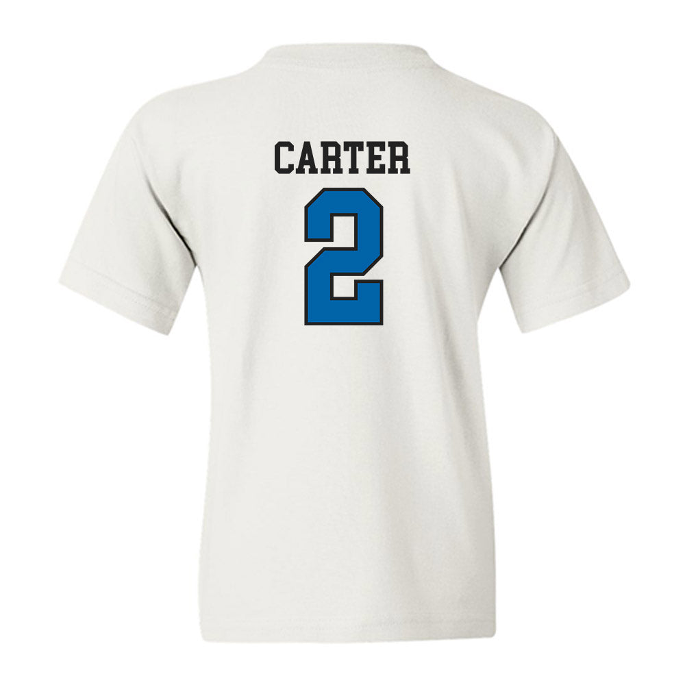 MTSU - NCAA Men's Basketball : Jahvin Carter - Classic Shersey Youth T-Shirt-1