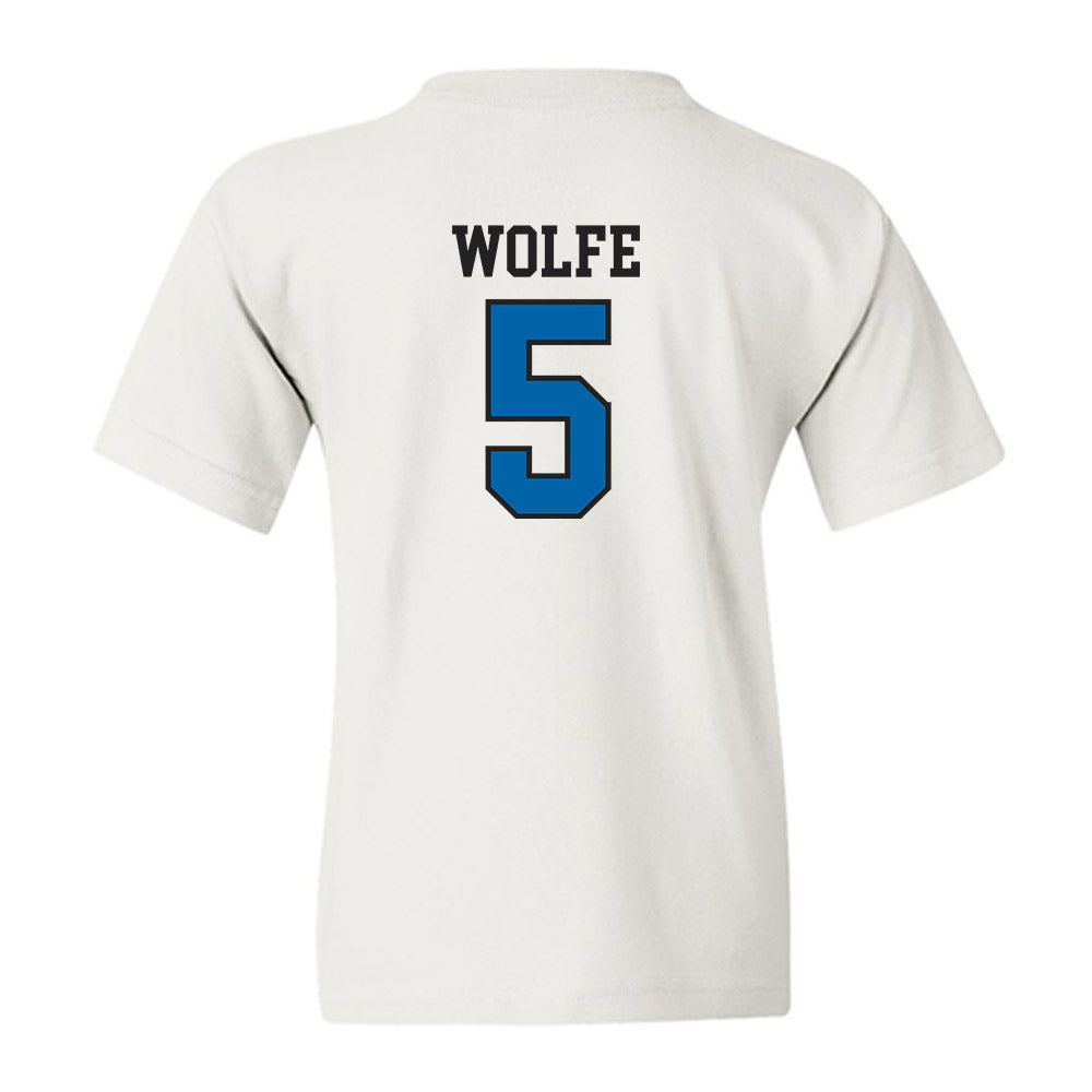 MTSU - NCAA Baseball : Matt Wolfe - Classic Shersey Youth T-Shirt-1