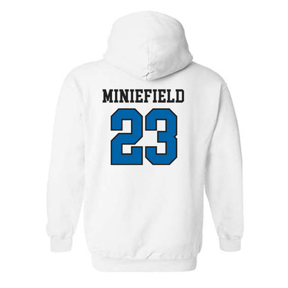 MTSU - NCAA Football : KJ Miniefield - Classic Shersey Hooded Sweatshirt-1