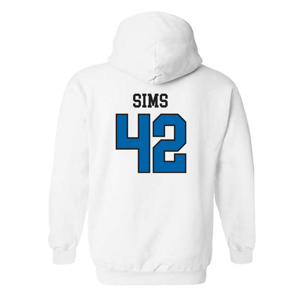 MTSU - NCAA Football : Lagarrius Sims - Classic Shersey Hooded Sweatshirt-1