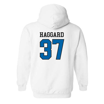 MTSU - NCAA Football : Justis Haggard - Classic Shersey Hooded Sweatshirt-1