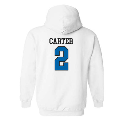 MTSU - NCAA Men's Basketball : Jahvin Carter - Classic Shersey Hooded Sweatshirt-1