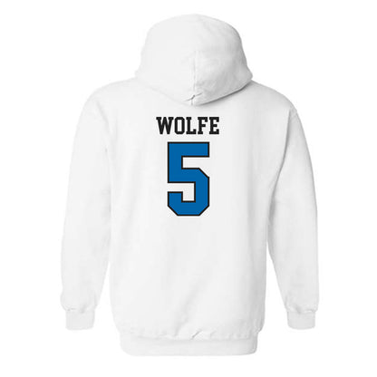 MTSU - NCAA Baseball : Matt Wolfe - Classic Shersey Hooded Sweatshirt-1