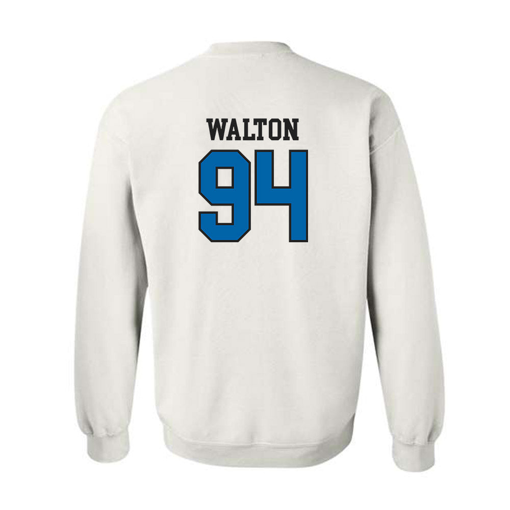 MTSU - NCAA Football : Jack Walton - Classic Shersey Crewneck Sweatshirt-1