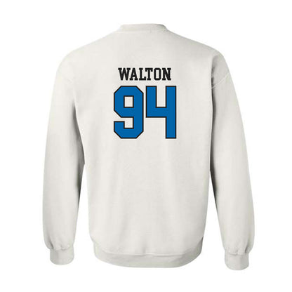 MTSU - NCAA Football : Jack Walton - Classic Shersey Crewneck Sweatshirt-1