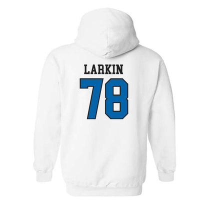 MTSU - NCAA Football : Kyle Larkin - Classic Shersey Hooded Sweatshirt-1