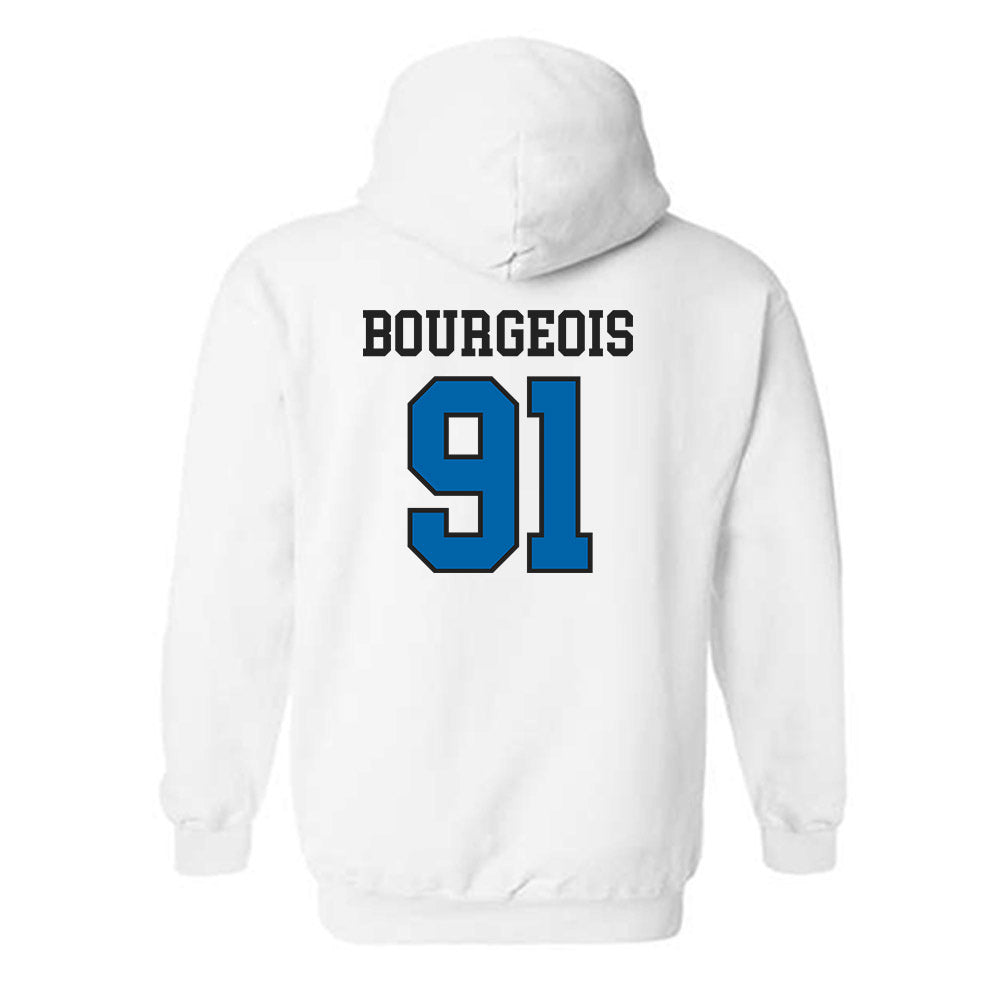MTSU - NCAA Football : Dominic Bourgeois - Classic Shersey Hooded Sweatshirt-1