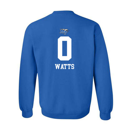 MTSU - NCAA Women's Volleyball : Ellie Watts - Replica Shersey Crewneck Sweatshirt-1