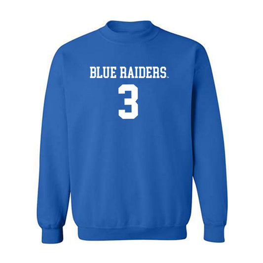 MTSU - NCAA Women's Volleyball : Gabrielle Clinkscale - Replica Shersey Crewneck Sweatshirt-0