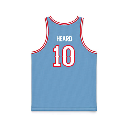 Dayton - NCAA Men's Basketball : Bryce Heard - Blue Basketball Jersey-1