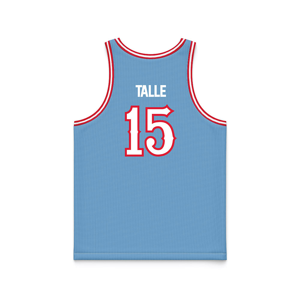 Dayton - NCAA Women's Basketball : Marie Talle - Blue Basketball Jersey-2