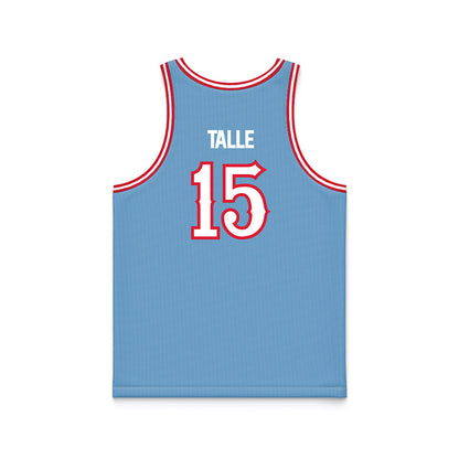 Dayton - NCAA Women's Basketball : Marie Talle - Blue Basketball Jersey-2
