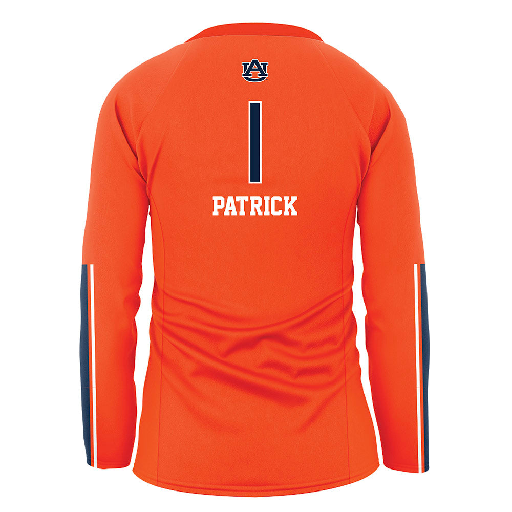 Auburn - NCAA Women's Volleyball : belle patrick - Orange Volleyball Jersey-1