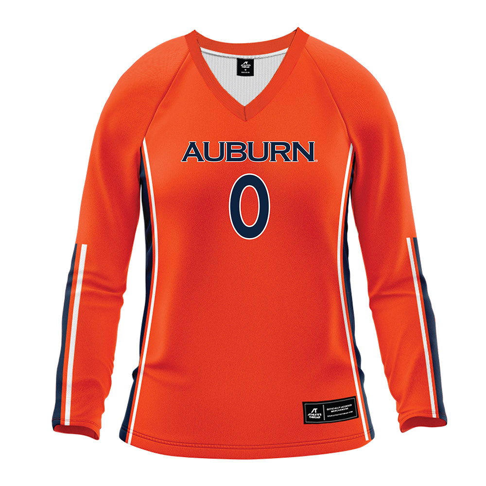 Auburn - NCAA Women's Volleyball : Chierika Okororie - Orange Volleyball Jersey-0