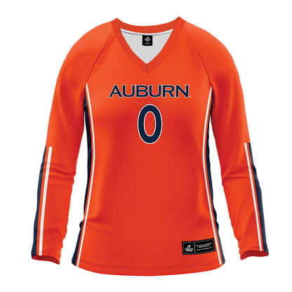 Auburn - NCAA Women's Volleyball : Chierika Okororie - Orange Volleyball Jersey-0