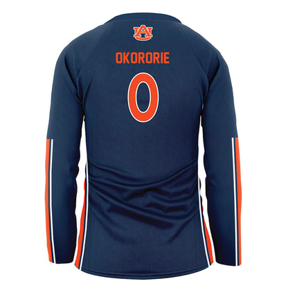 Auburn - NCAA Women's Volleyball : Chierika Okororie - Navy Volleyball Jersey-1