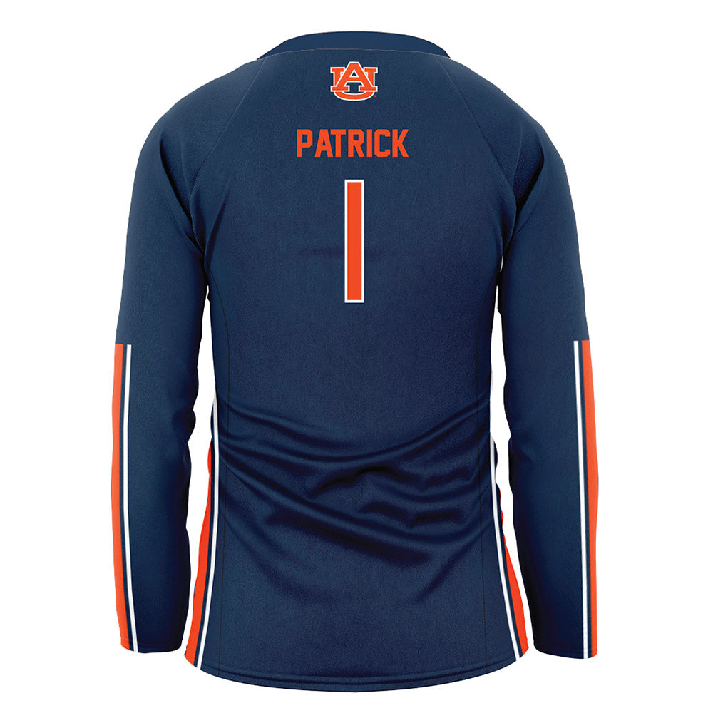 Auburn - NCAA Women's Volleyball : belle patrick - Navy Volleyball Jersey-1