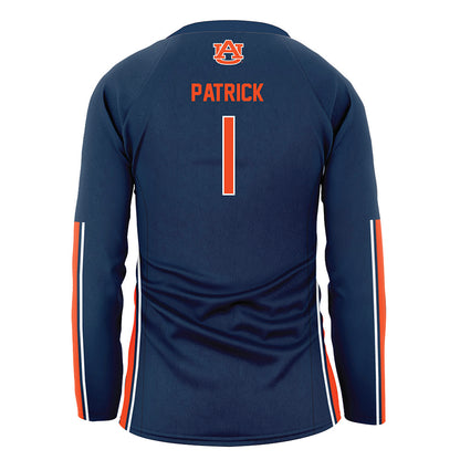 Auburn - NCAA Women's Volleyball : belle patrick - Navy Volleyball Jersey-1