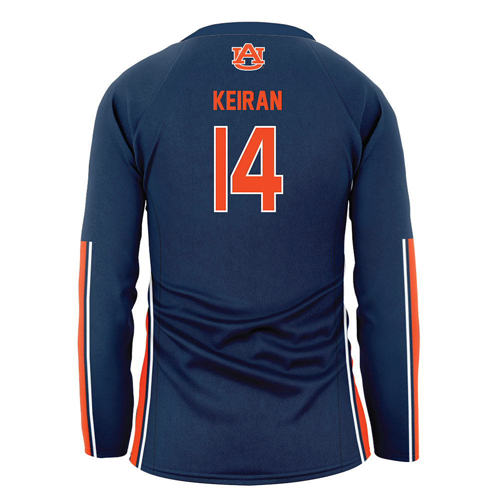 Auburn - NCAA Women's Volleyball : Emily Keiran - Navy Volleyball Jersey-1