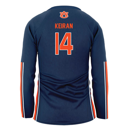 Auburn - NCAA Women's Volleyball : Emily Keiran - Navy Volleyball Jersey-1