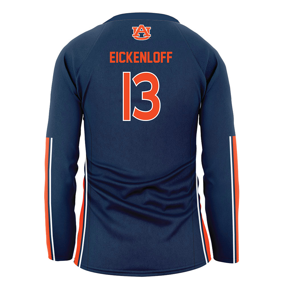 Auburn - NCAA Women's Volleyball : Carson Eickenloff - Navy Volleyball Jersey-1