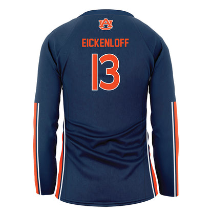 Auburn - NCAA Women's Volleyball : Carson Eickenloff - Navy Volleyball Jersey-1