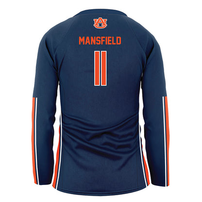 Auburn - NCAA Women's Volleyball : Kate Mansfield - Navy Volleyball Jersey-1