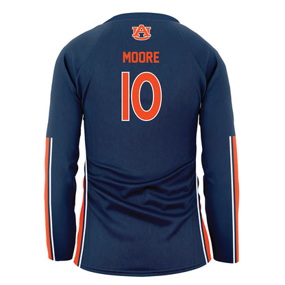 Auburn - NCAA Women's Volleyball : Emma Moore - Navy Volleyball Jersey-1