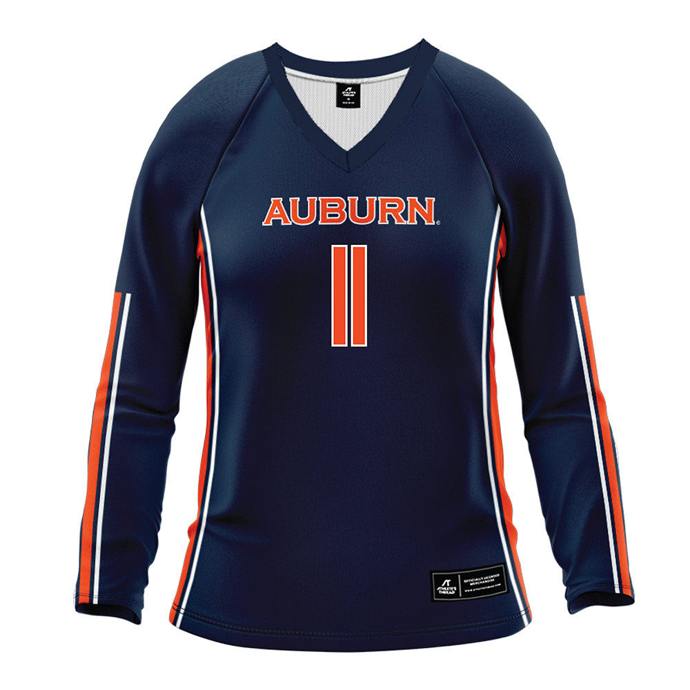 Auburn - NCAA Women's Volleyball : Kate Mansfield - Navy Volleyball Jersey-0