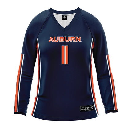 Auburn - NCAA Women's Volleyball : Kate Mansfield - Navy Volleyball Jersey-0