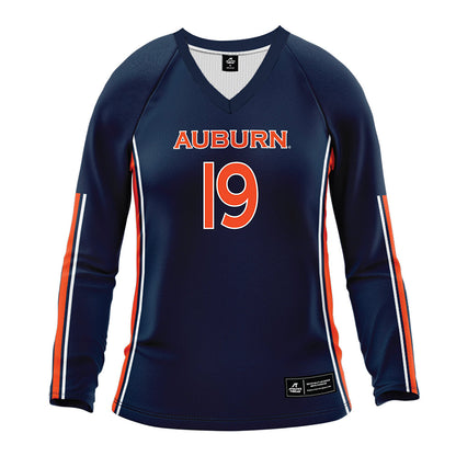 Auburn - NCAA Women's Volleyball : Jasmine Okeoma - Navy Volleyball Jersey-0