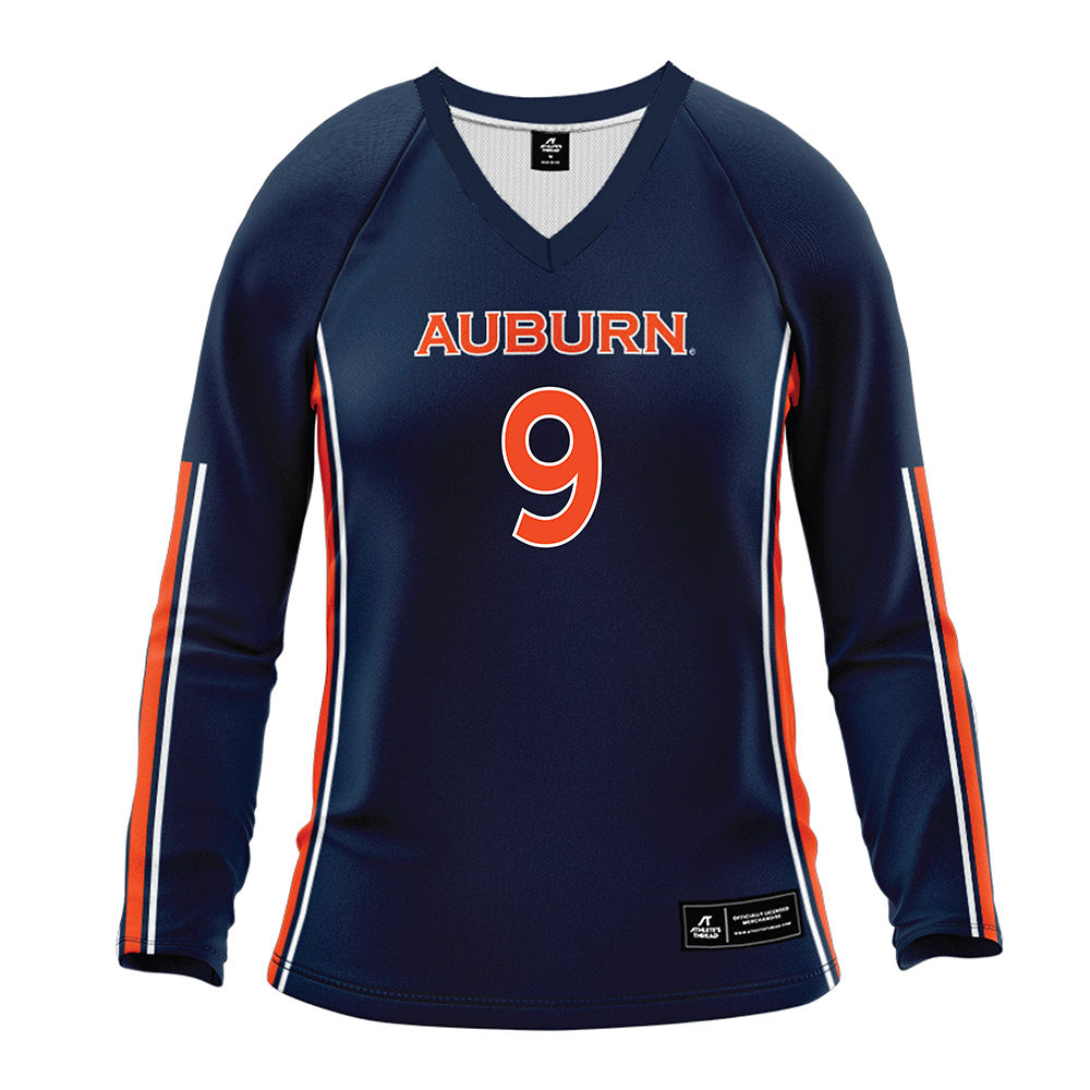 Auburn - NCAA Women's Volleyball : Symone Sims - Navy Volleyball Jersey-0
