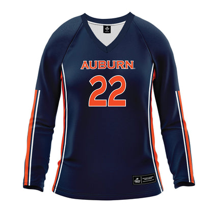 Auburn - NCAA Women's Volleyball : Macy McAmis - Navy Volleyball Jersey-0
