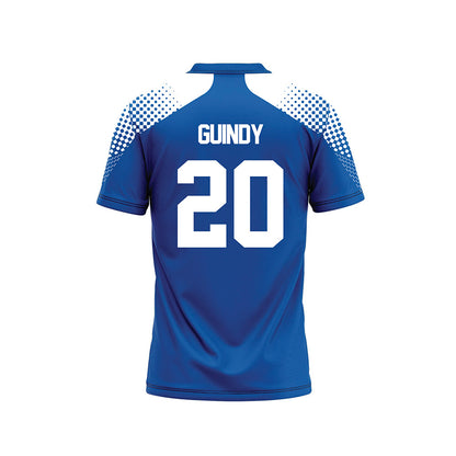 UNC Asheville - NCAA Men's Soccer : Zander Guindy - Royal Soccer Jersey-1