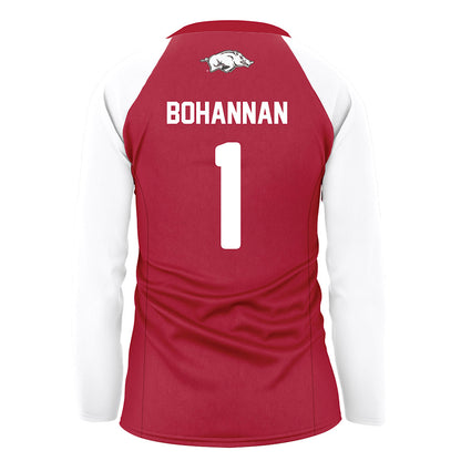 Arkansas - NCAA Women's Volleyball : Laci Bohannan - Red Volleyball Jersey-1