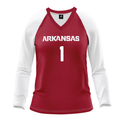 Arkansas - NCAA Women's Volleyball : Laci Bohannan - Red Volleyball Jersey-0