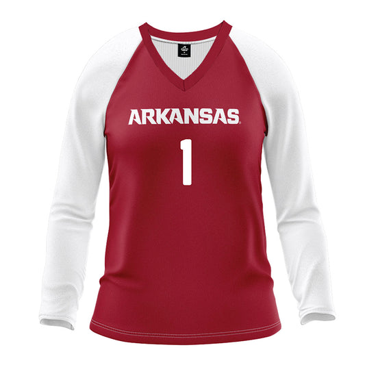 Arkansas - NCAA Women's Volleyball : Laci Bohannan - Red Volleyball Jersey-0