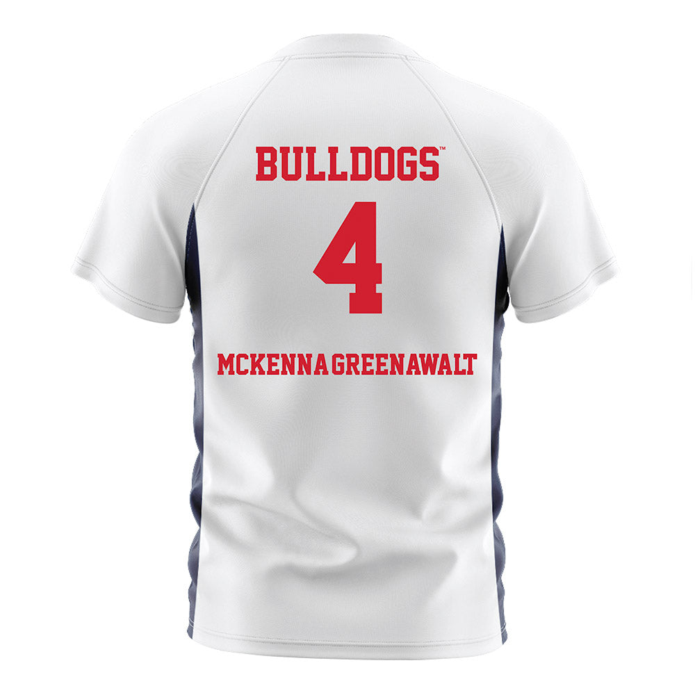 Gonzaga - NCAA Men's Soccer : Damoni McKenna-Greenawalt - White Soccer Jersey-1
