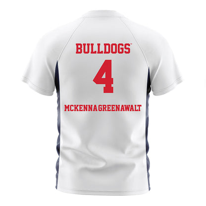 Gonzaga - NCAA Men's Soccer : Damoni McKenna-Greenawalt - White Soccer Jersey-1