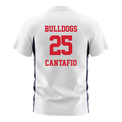 Gonzaga - NCAA Men's Soccer : Dylan Cantafio - White Soccer Jersey-1