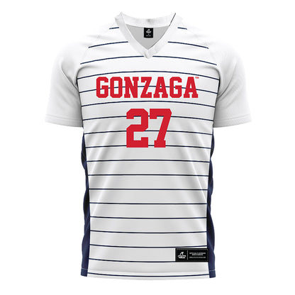 Gonzaga - NCAA Women's Soccer : Makayla Werner - White Soccer Jersey-0