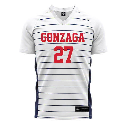 Gonzaga - NCAA Women's Soccer : Makayla Werner - White Soccer Jersey-0