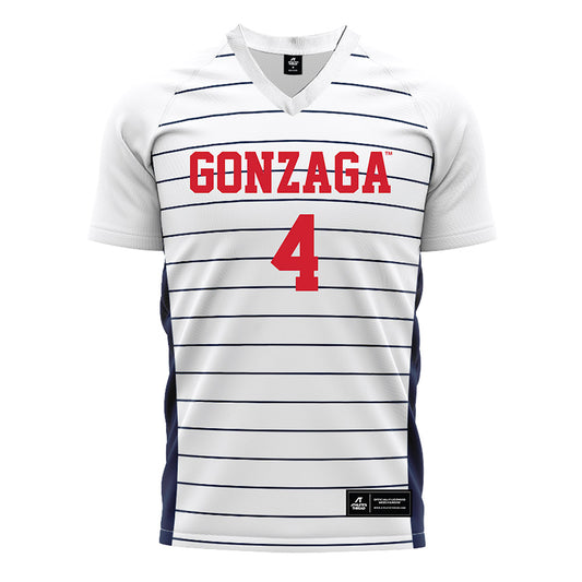 Gonzaga - NCAA Men's Soccer : Damoni McKenna-Greenawalt - White Soccer Jersey-0