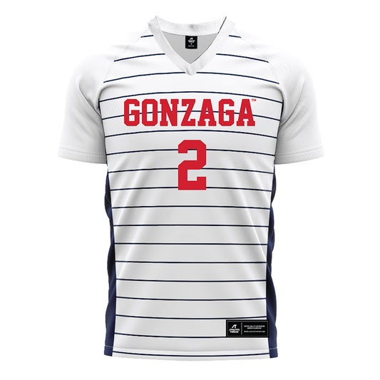 Gonzaga - NCAA Women's Soccer : Emma Hensley - White Soccer Jersey-0